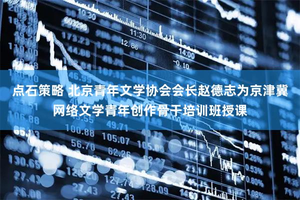 点石策略 北京青年文学协会会长赵德志为京津冀网络文学青年创作骨干培训班授课